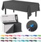 Exquisite Party Solids 54" x 100' Plastic Table Cover Roll with Slide Cutter – Cut-to-Size Dispenser Box – Makes Up to 12 Disposable 8' Rectangle Tablecloths